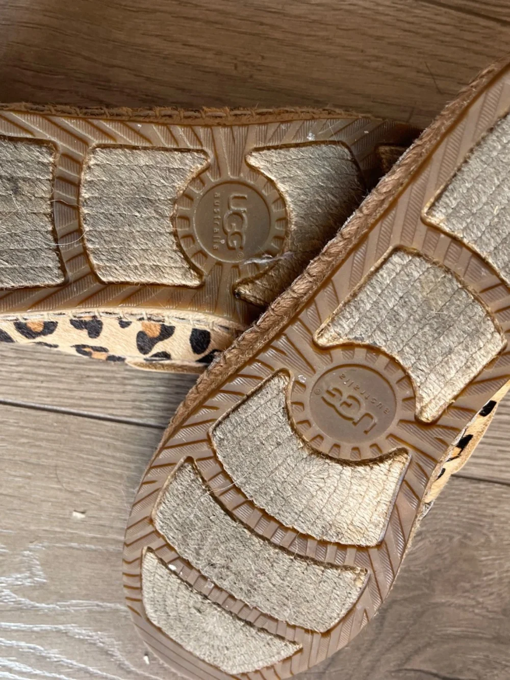Ugg Leopard Calf Hair Espadrilles